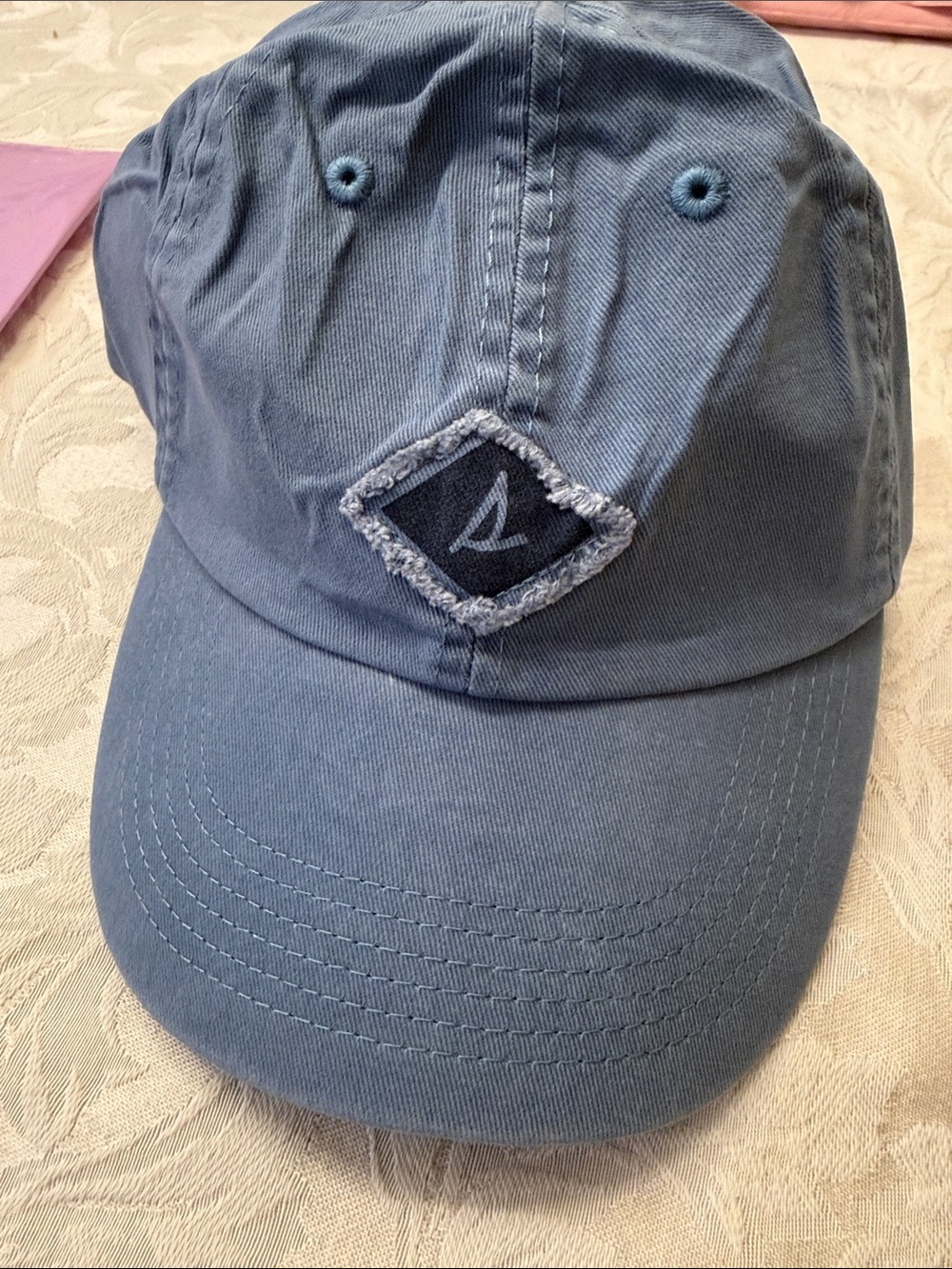 Sperry Dusty Blue Cotton Strapback Cap